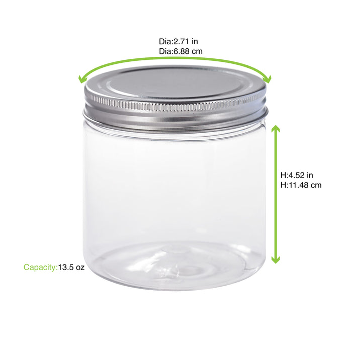 Tarro Bokotwist PET reutilizable 400ml Ø69mm A115mm - 225Uds