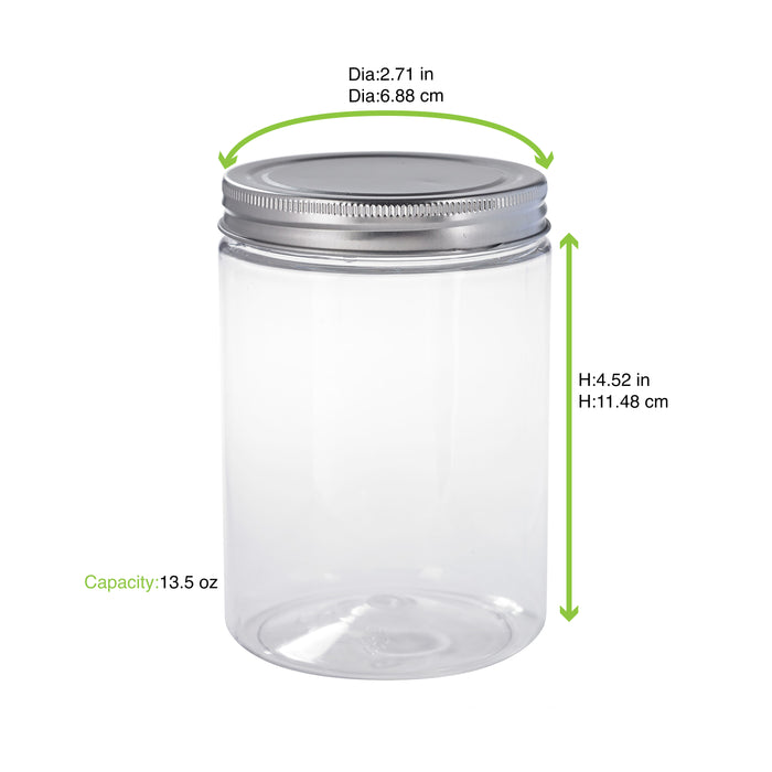 Tarro Bokotwist PET reutilizable 500ml Ø89mm A96mm - 160Uds