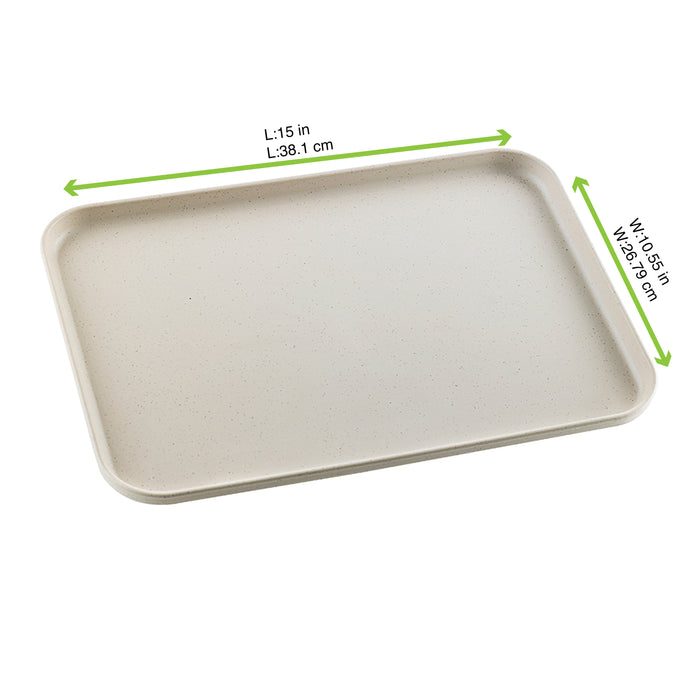 Bandeja Reutilizable Huskly Beige 380x268mm A16mm - 20Uds