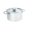 Mini Olla de acero inoxidable con asa y tapa 450ml - 6Uds