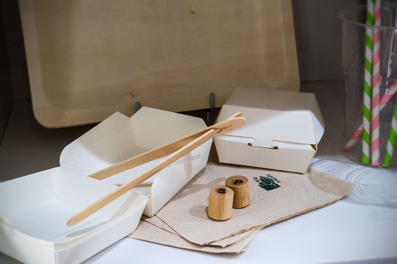 Pajita de papel kraft A197mm - 25Uds