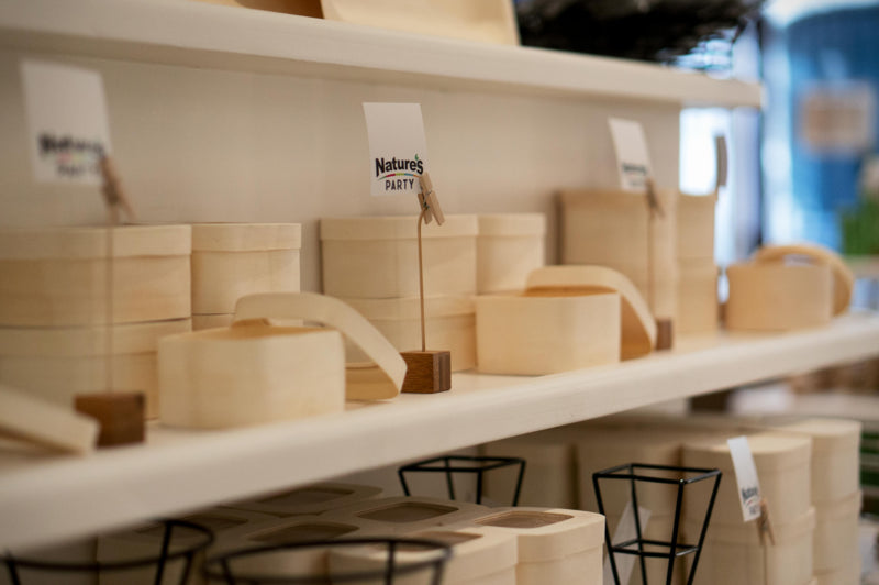 Barquilla de madera 220x120mm A45mm - 12Uds