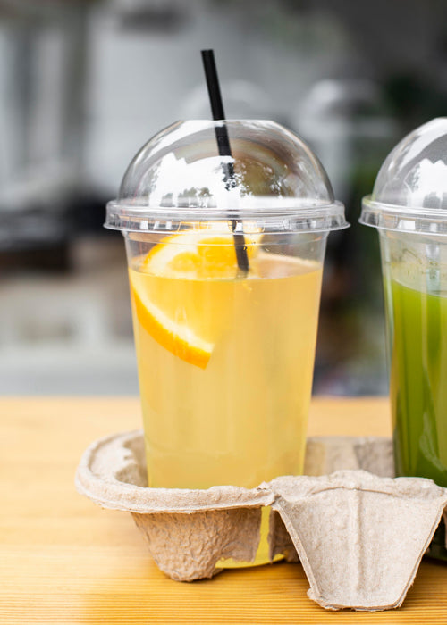 Tapa cúpula PLA con agujero para 210GPLA300/360/450 Ø96mm - 50Uds