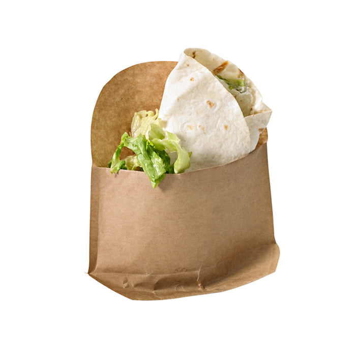 Bolsa de papel kraft con laminado PE 143x100mm A60mm - 250Uds