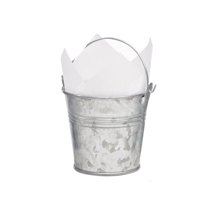 Mini cubo de metal 200ml A75mm - 24Uds