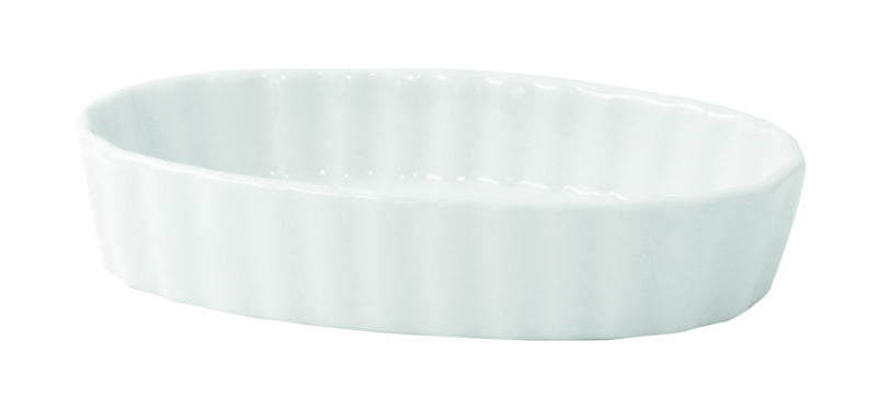 Mini molde ovalado de porcelana 100x58mm A20mm - 4Uds