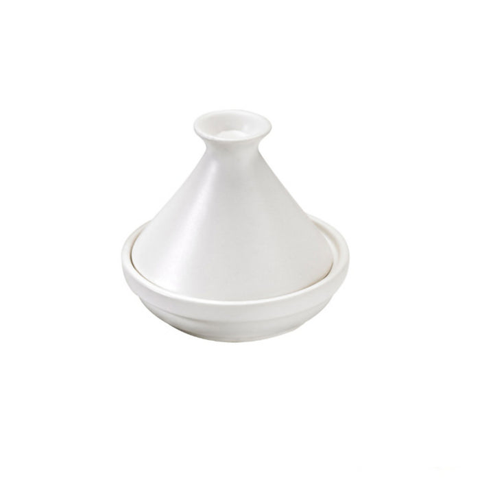 Mini tajin de porcelana blanca A80mm - 4Uds