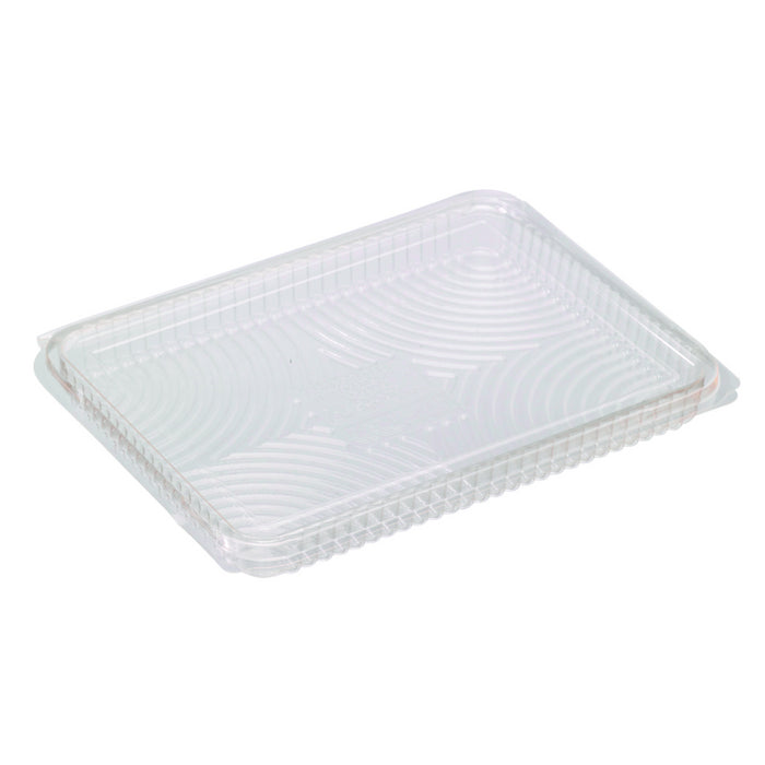 Envase rectangular PLA transparente con tapa bisagra 570ml 217x167mm A20mm - 25Uds