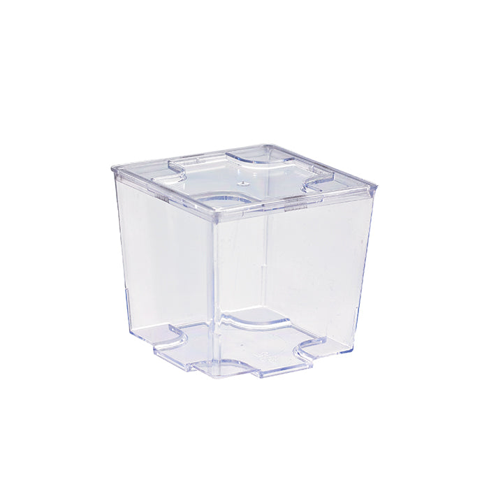 Vasito para degustación transparente KARA en PS 60ml 45x45mm A43mm - 20Uds