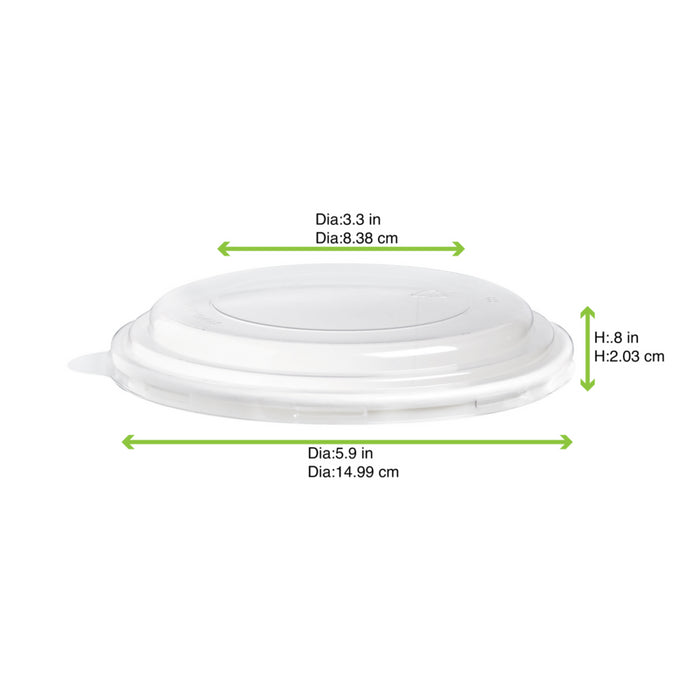 Tapa de PLA transparente Ø155mm - 45Uds