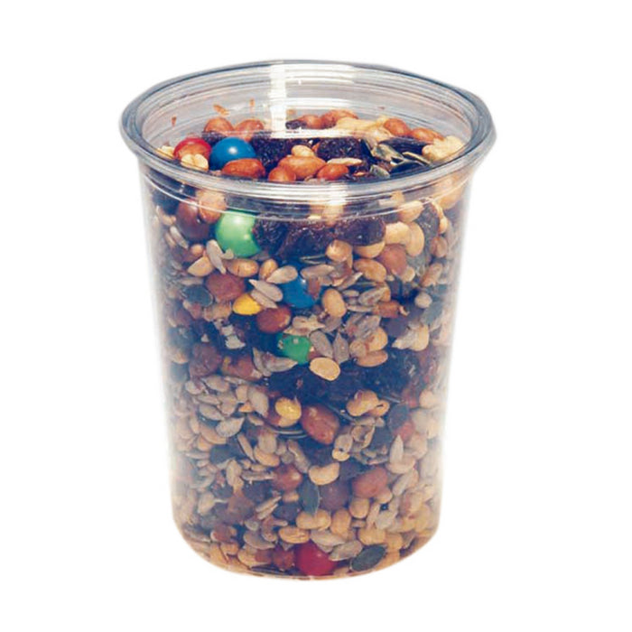 Envase Deli PLA redondo transparente 900ml Ø121mm A151mm - 25Uds