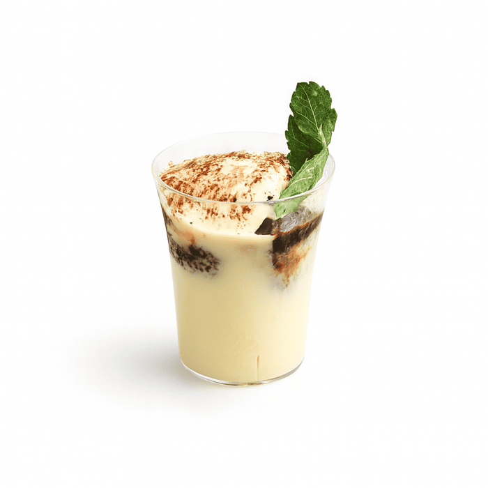 Vasito redondo transparente BODEGA en PS 40ml Ø47mm A57mm - 40Uds