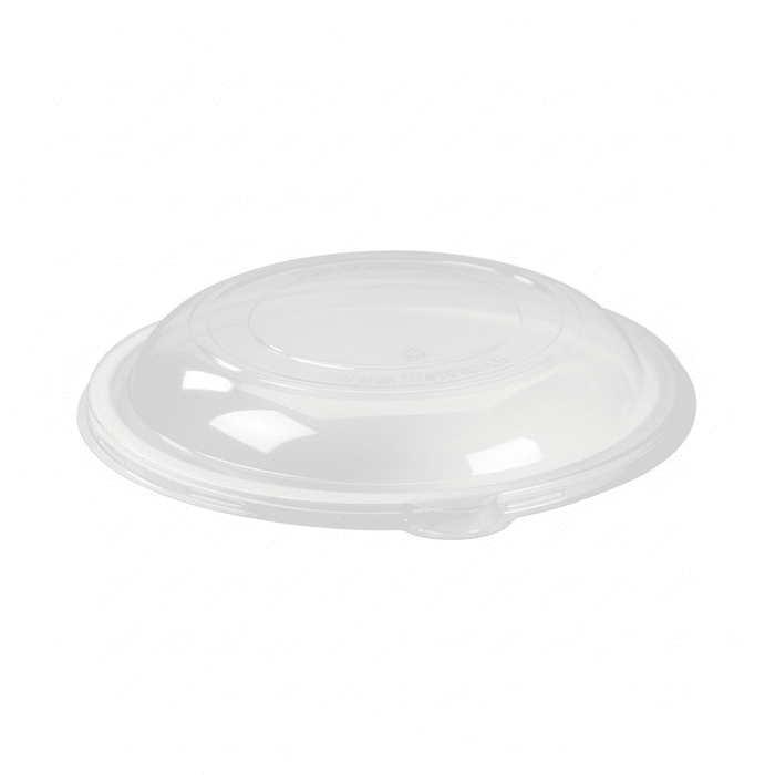 Tapa plana PET transparente Ø200mm A20mm - 25Uds